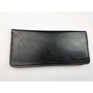 Nano Universe Leather Bifold Full Size Long Wallet Black